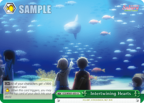 Intertwining Hearts (CCS/WX01-055) — Cardcaptor Sakura : Clear Card