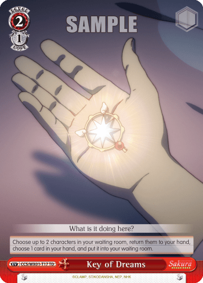 Key of Dreams (CCS/WX01-T17) — [TD] Cardcaptor Sakura : Clear Card