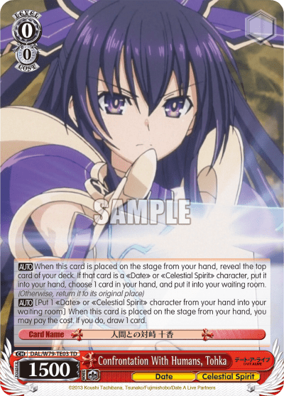 Confrontation With Humans, Tohka (DAL/W79-TE03) — [TD] Date A Live