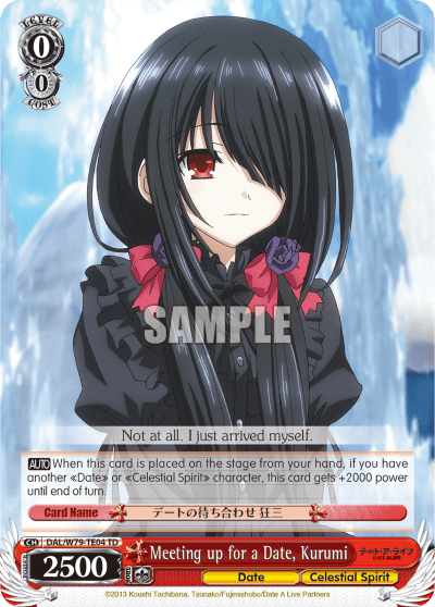 Meeting up for a Date, Kurumi (DAL/W79-TE04) — [TD] Date A Live