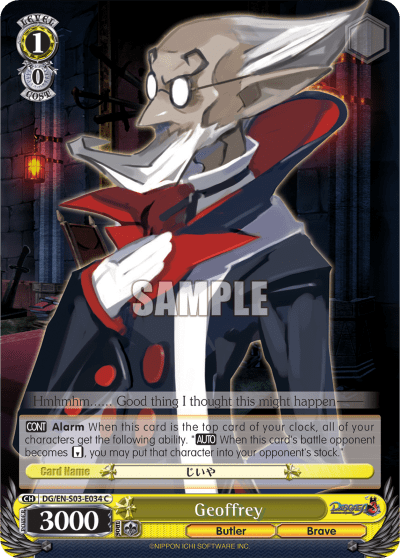 Geoffrey (DG/EN-S03-E034) — Disgaea