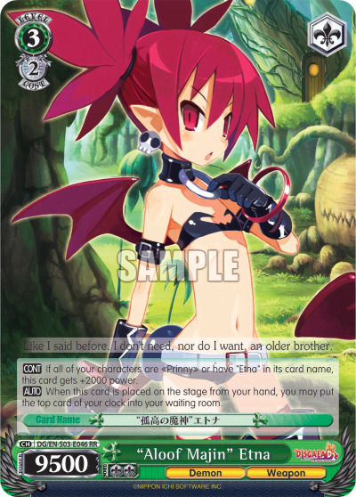 “Aloof Majin” Etna (DG/EN-S03-E046) — Disgaea