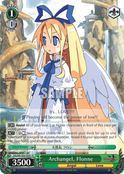 Archangel, Flonne (DG/EN-S03-E051) — Disgaea