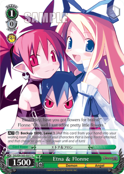Etna & Flonne (DG/EN-S03-E077) — Disgaea