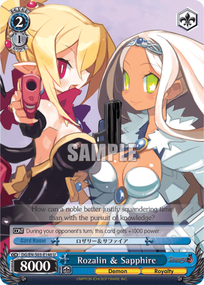 Rozalin & Sapphire (DG/EN-S03-E146) — Disgaea