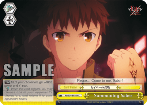 Summoning Saber (FS/S34-E035) — Fate/stay night [Unlimited Blade Works]