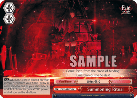Summoning Ritual (FS/S34-E073) — Fate/stay night [Unlimited Blade Works]