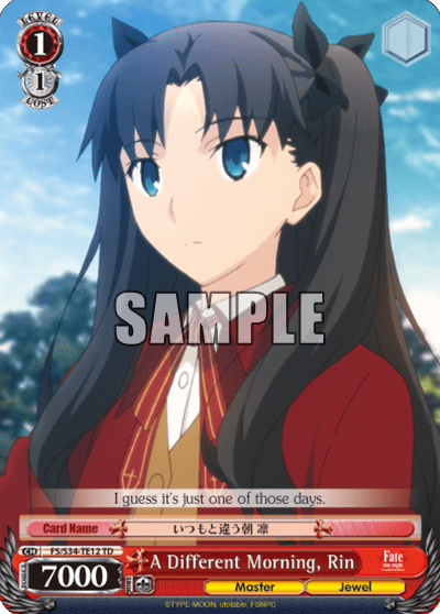 A Different Morning, Rin (FS/S34-TE12) — [TD] Fate/stay night [Unlimited Blade Works]