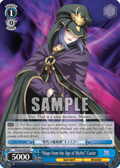 “Mage from the Age of Myths” Caster (FS/S36-E074) — Fate/stay night [Unlimited Blade Works] Vol.2
