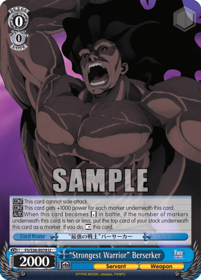 “Strongest Warrior” Berserker (FS/S36-E078) — Fate/stay night [Unlimited Blade Works] Vol.2