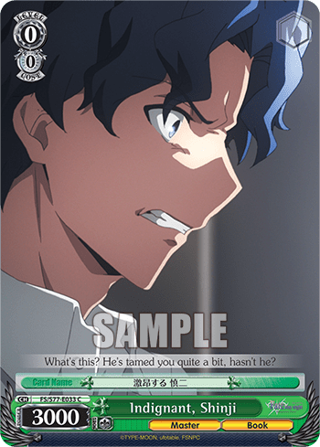 Indignant, Shinji (FS/S77-E033) — Fate/stay night [Heaven's Feel] Vol.2