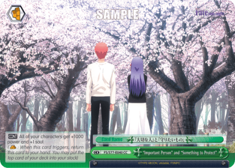 "Important Person" and "Something to Protect" (FS/S77-E040) — Fate/stay night [Heaven's Feel] Vol.2