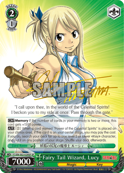 Fairy Tail Wizard, Lucy (FT/EN-S02-029SP) — FAIRY TAIL ver.E