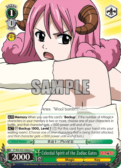 Celestial Spirit of the Zodiac Gates (FT/EN-S02-046Ari) — FAIRY TAIL ver.E