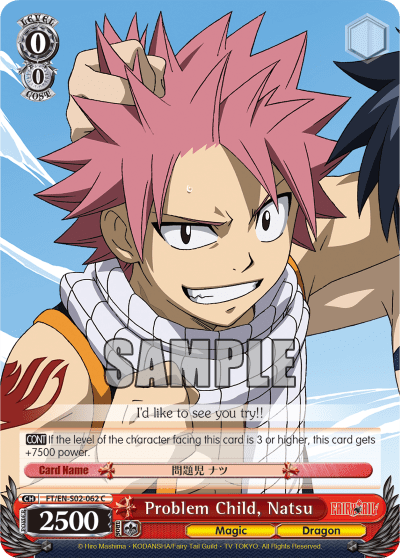 Problem Child, Natsu (FT/EN-S02-062) — FAIRY TAIL ver.E