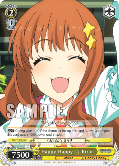 Happy Happy ☆ Kirari (IMC/W41-E010SR) — THE IDOLM@STER CINDERELLA GIRLS