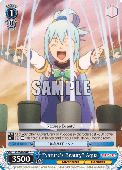 “Nature's Beauty” Aqua (KS/W49-E091) — KONOSUBA -God’s blessing on this wonderful world!