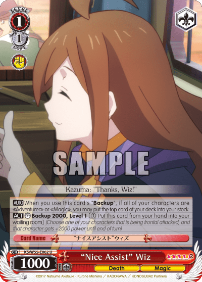 "Nice Assist" Wiz (KS/W55-E062) — KONOSUBA -God’s blessing on this wonderful world! 2