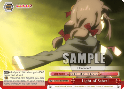 Light of Saber! (KS/W55-E076R) — KONOSUBA -God’s blessing on this wonderful world! 2