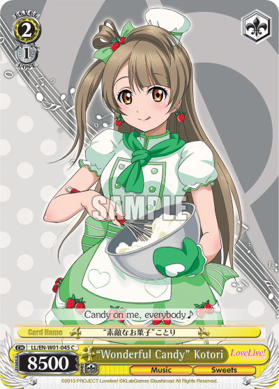 "Wonderful Candy" Kotori (LL/EN-W01-045) — Love Live! DX