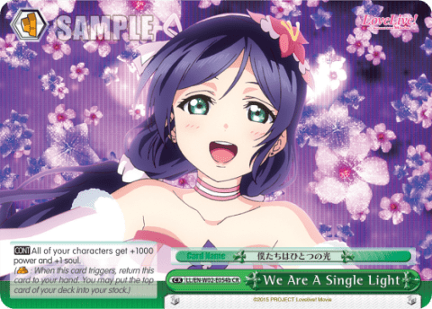 We Are A Single Light (LL/EN-W02-E054b) — Love Live! DX Vol.2