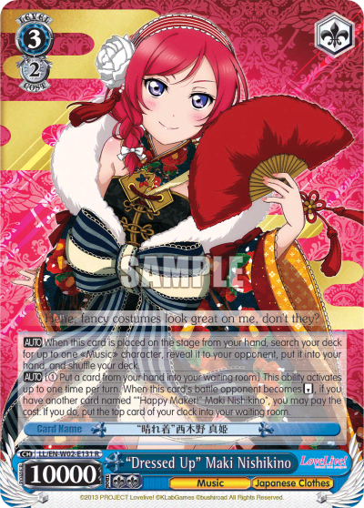 “Dressed Up” Maki Nishikino (LL/EN-W02-E131) — Love Live! DX Vol.2