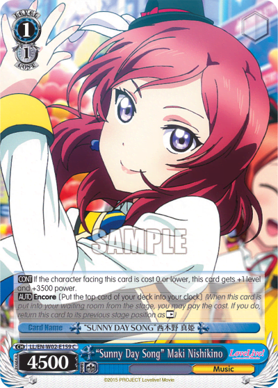“Sunny Day Song” Maki Nishikino (LL/EN-W02-E159) — Love Live! DX Vol.2