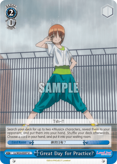 Great Day for Practice? (LL/W24-E097) — Love Live!