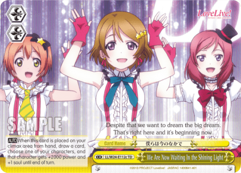 We Are Now Waiting In the Shining Light (LL/W24-E112c) — [TD] Love Live!