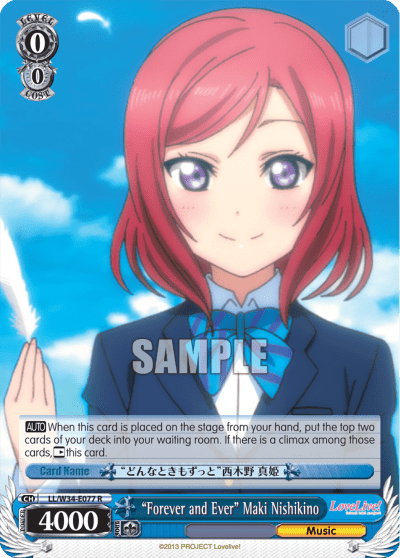 "Forever and Ever" Maki Nishikino (LL/W34-E077) — Love Live! Vol.2