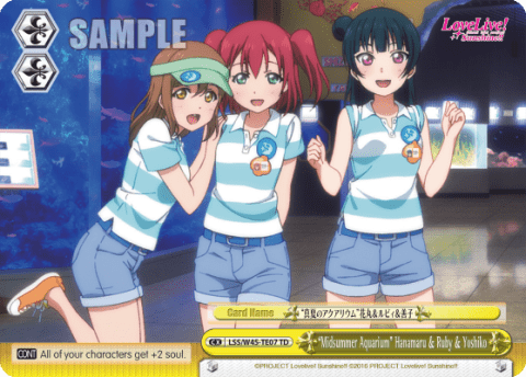 "Midsummer Aquarium" Hanamaru & Ruby & Yoshiko (LSS/W45-TE07) — [TD] Love Live! Sunshine!!