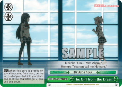 The Girl from the Dream (MM/W17-TE08) — [TD] Puella Magi Madoka Magica