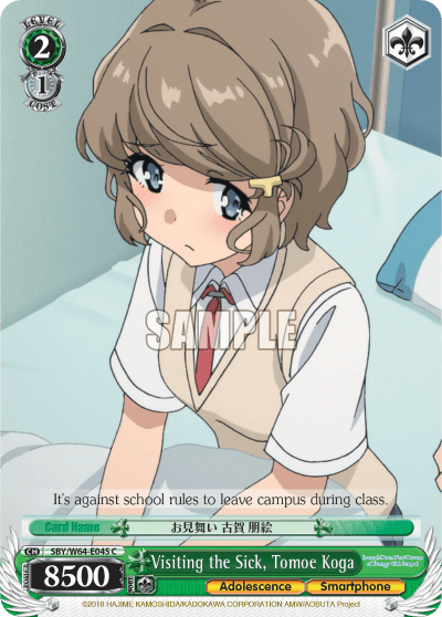 Visiting the Sick, Tomoe Koga (SBY/W64-E045) — Rascal Does Not Dream of Bunny Girl Senpai