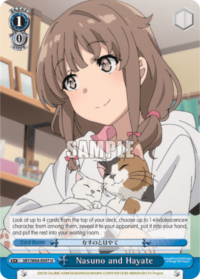 Nasuno and Hayate (SBY/W64-E097) — Rascal Does Not Dream of Bunny Girl Senpai