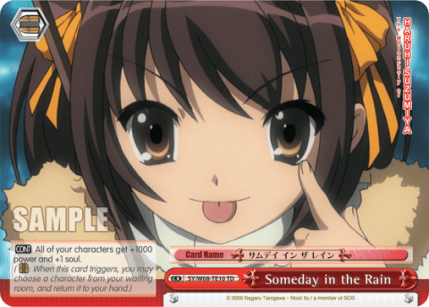 Someday in the Rain (SY/W08-TE10) — [TD] The Melancholy of Haruhi Suzumiya