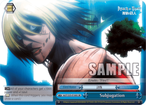 Subjugation (Holo) (AOT/S35-E100S) — Attack on Titan