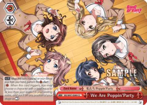 We Are Poppin'Party (BD/W47-E080) — BanG Dream!