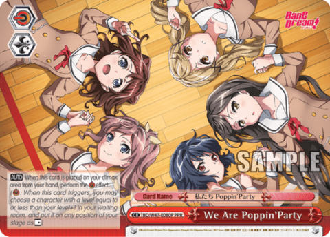 We Are Poppin'Party (BD/W47-E080R) — BanG Dream!