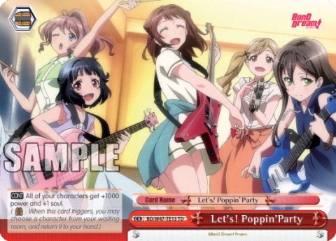 Let's! Poppin’Party (BD/W47-TE13) — [TD] BanG Dream!