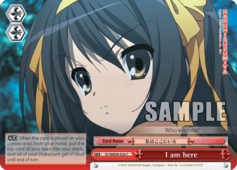 I am here (SY/WE09-E20) — [EX] The Melancholy of Haruhi Suzumiya