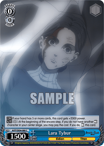 Lara Tybur (AOT/SX04-080) — Attack On Titan: Final Season