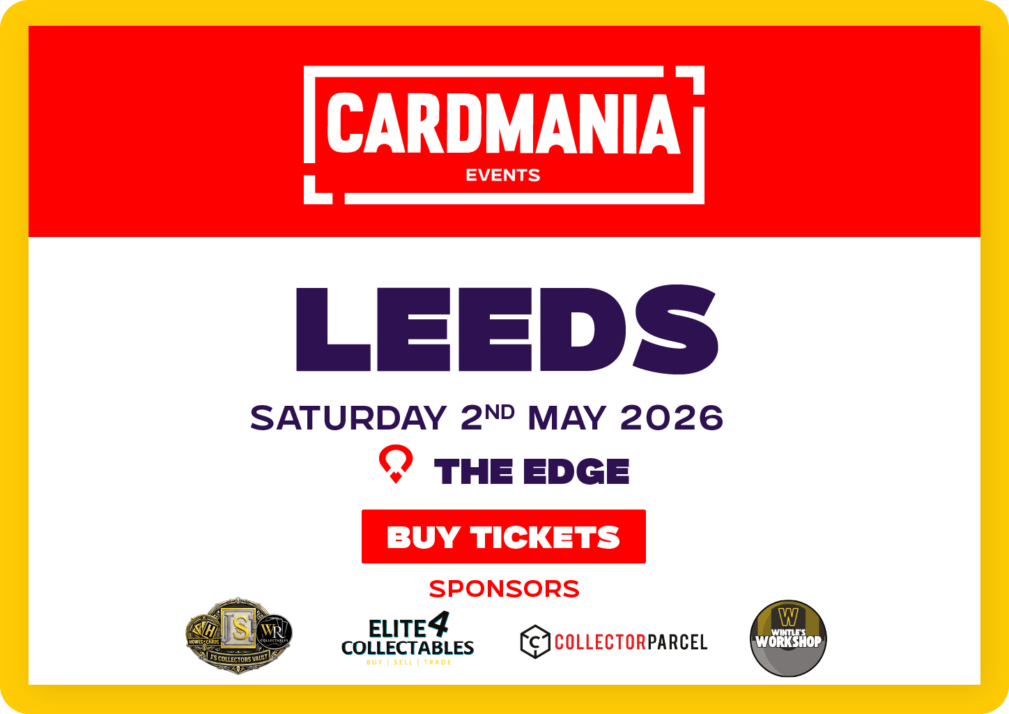 Cardmania - Leeds — promotion