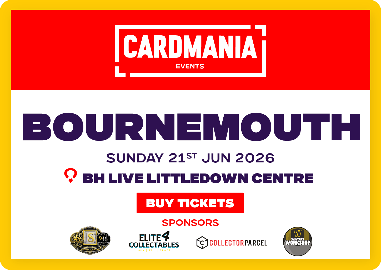Cardmania - Bournemouth — promotion