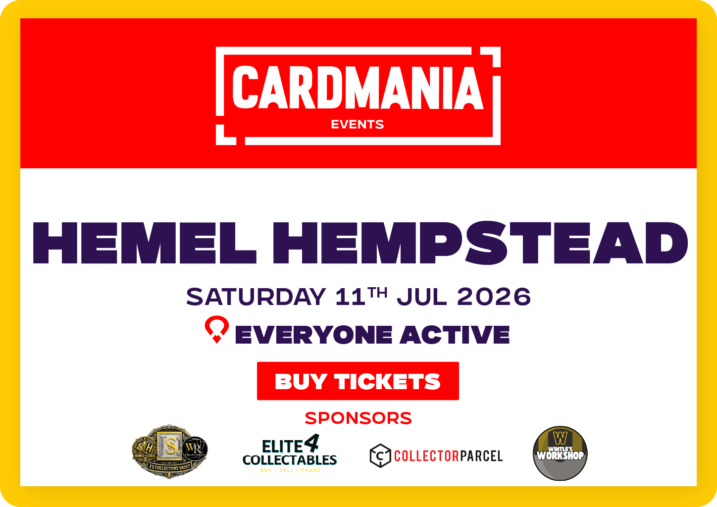 Cardmania - Hemel Hempstead — promotion