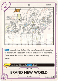BRAND NEW WORLD (Foil)