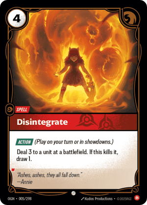 Disintegrate (Foil)