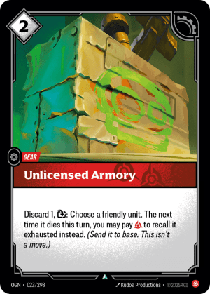 Unlicensed Armory (Foil)