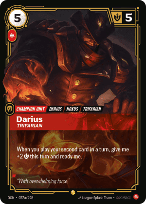 Darius, Trifarian (Foil)