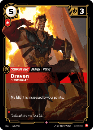 Draven, Showboat (Foil)