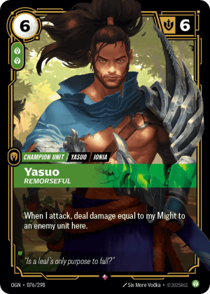 Yasuo, Remorseful (Foil)